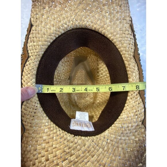 Shyanne Straw Hat Western Country Girl OS Wear It. Mean It. Concert Ready - Picture 8 of 12